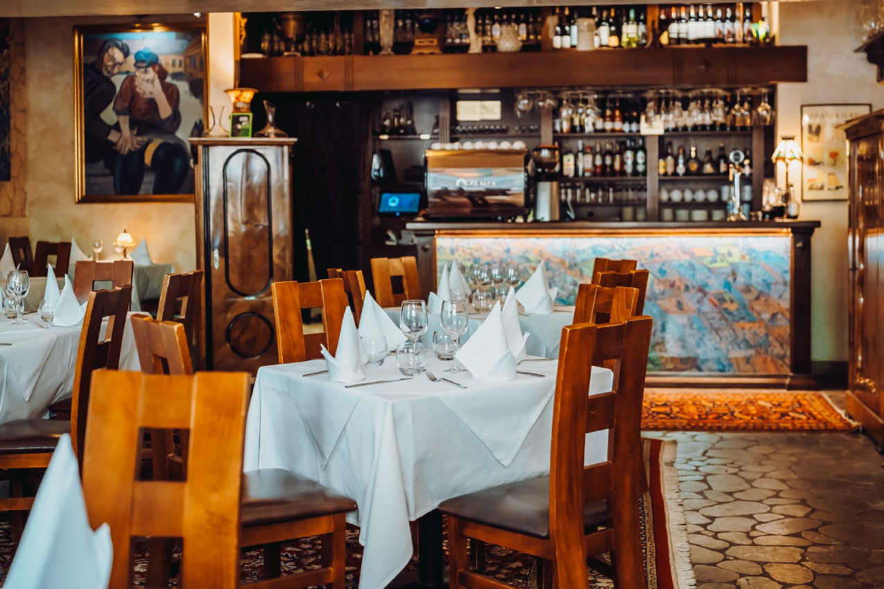spotkanie biznesowe w krakowskiej restauracji
